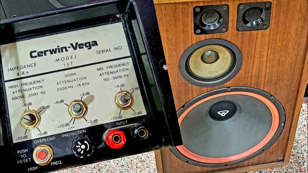 Fine-tuning Your Vintage Cerwin Vega speakers